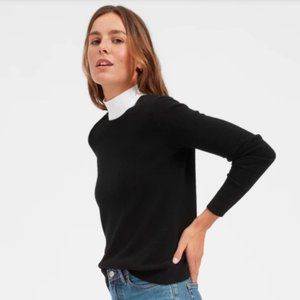 Black Cashmere Crew Sweater (New)